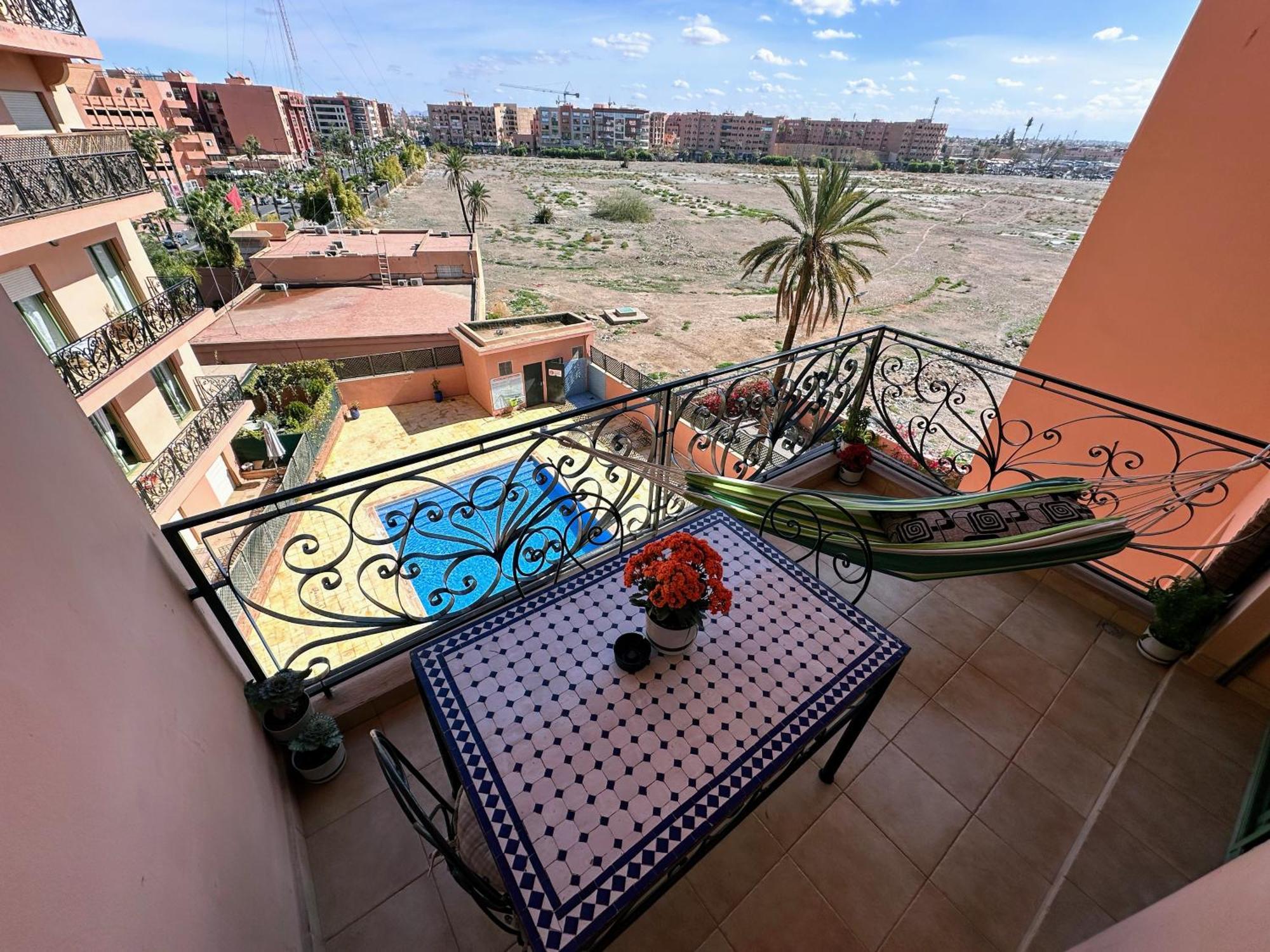 Majorelle House Vicino Ai Giardini Vista Splendida Apartment Marrakesh Luaran gambar