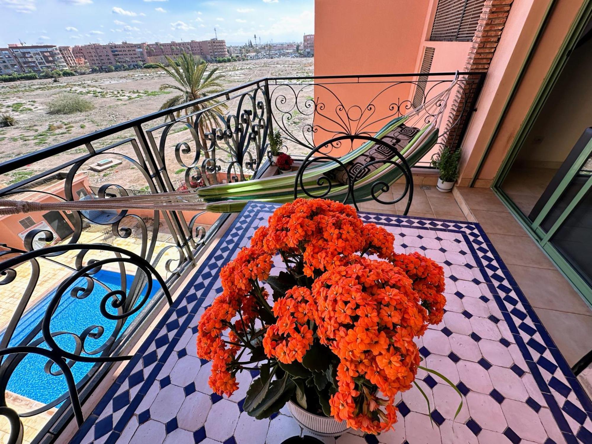 Majorelle House Vicino Ai Giardini Vista Splendida Apartment Marrakesh Luaran gambar